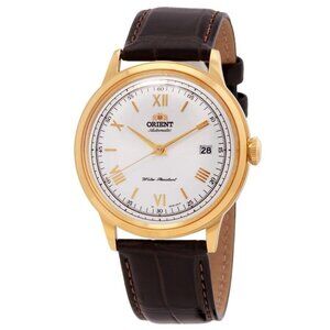 NWT Authentic Orient Bambino Version 2 Automatic White Dial Watch